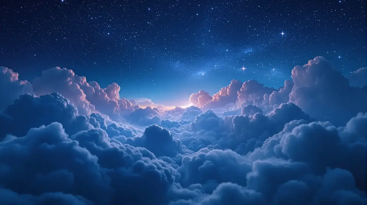 云端之上的花 主视觉海报